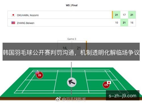 韩国羽毛球公开赛判罚沟通，机制透明化解临场争议